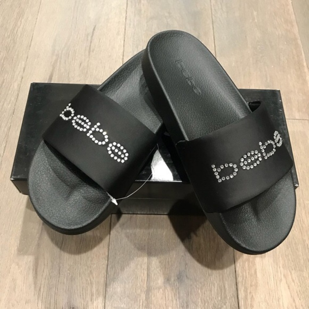 BeBe black slides